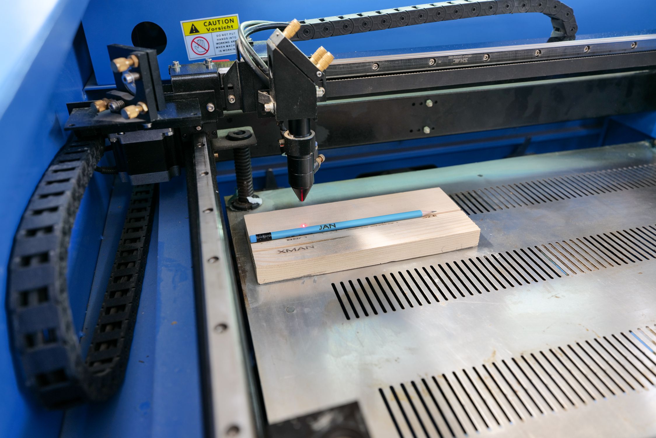 Close-up of an Engraving Machine · Free Stock Photo