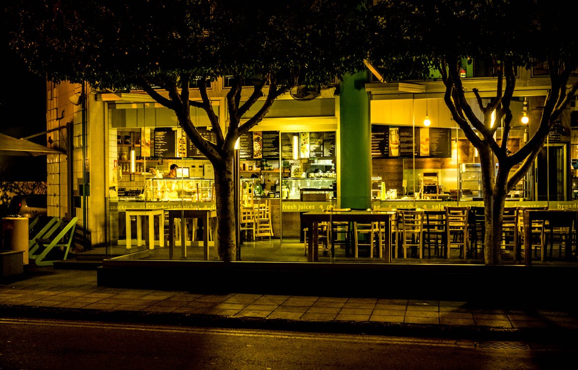 Free Store Front at Nighttime Stock Photo