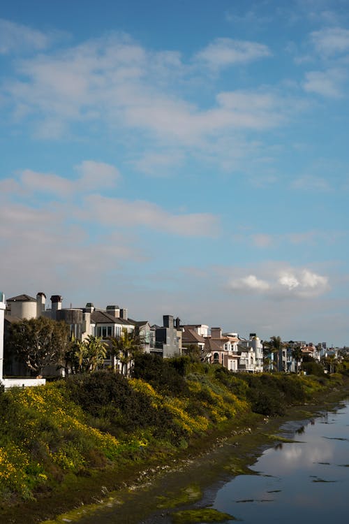 Venice Canal Historic District in Los Angeles, California, USA