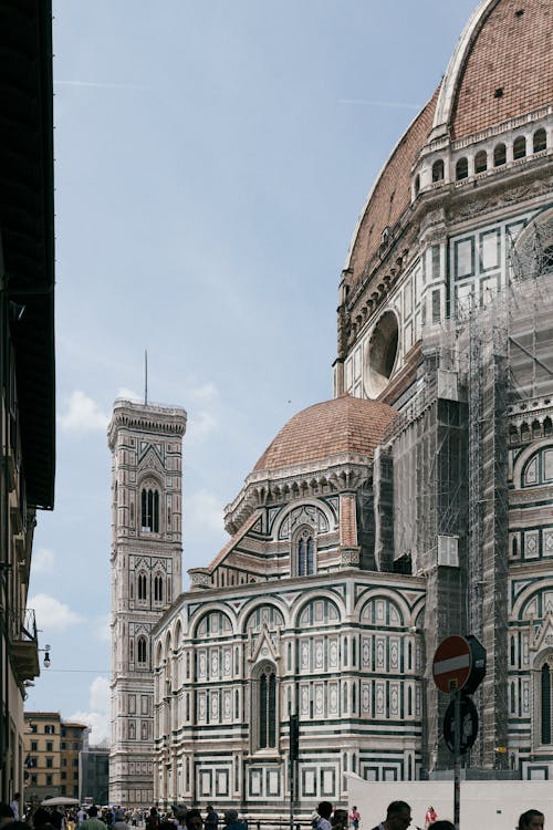 Ornamented Building of Cathedral in Florence