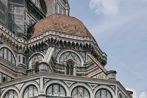 Historic Cathedral against Blue Sky