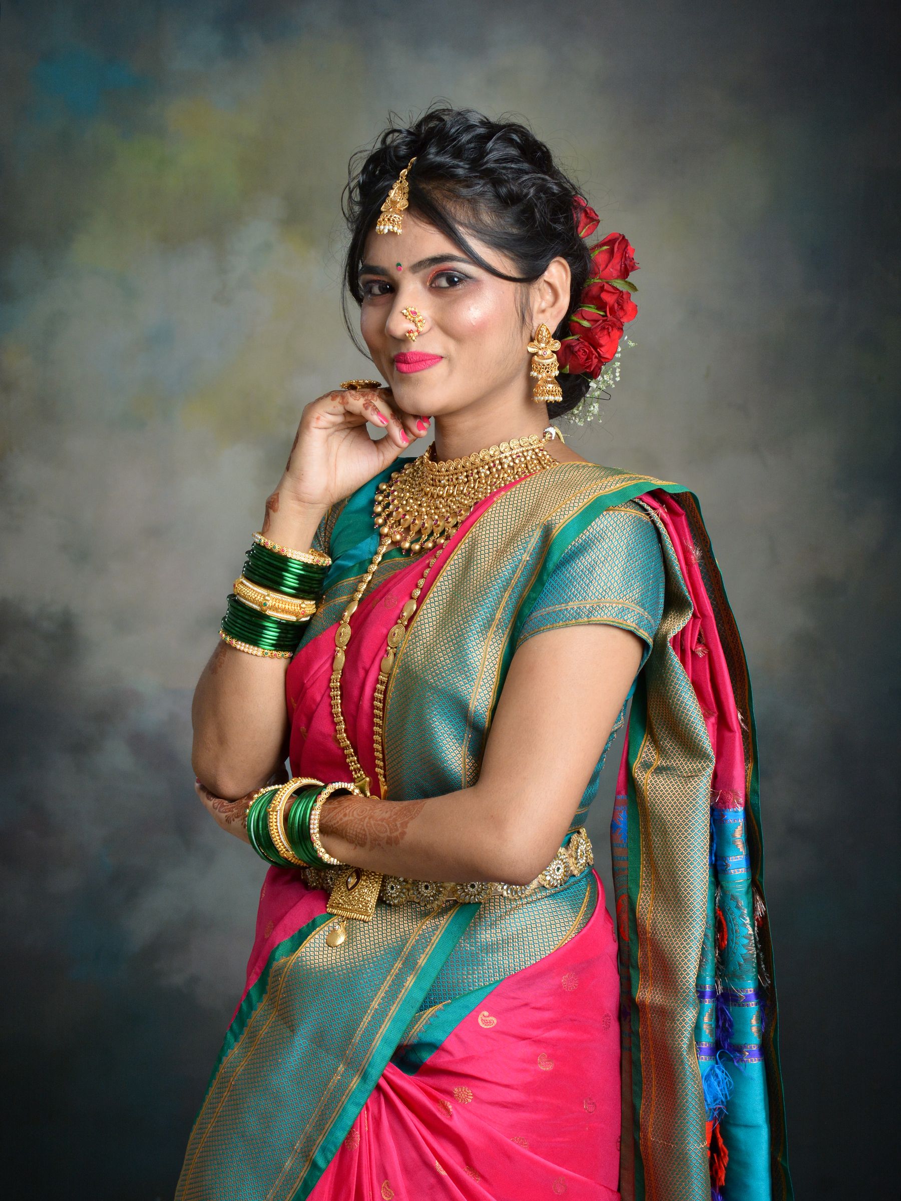 Smiling Woman in Traditional Clothing · Free Stock Photo