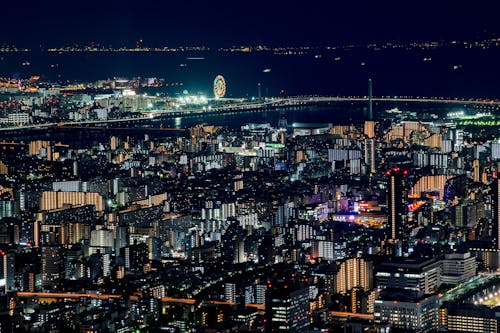 Cityscape of Tokyo at Dusk