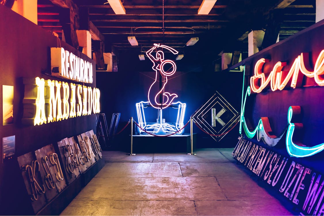 Mermaid Neon Sign Turned-on