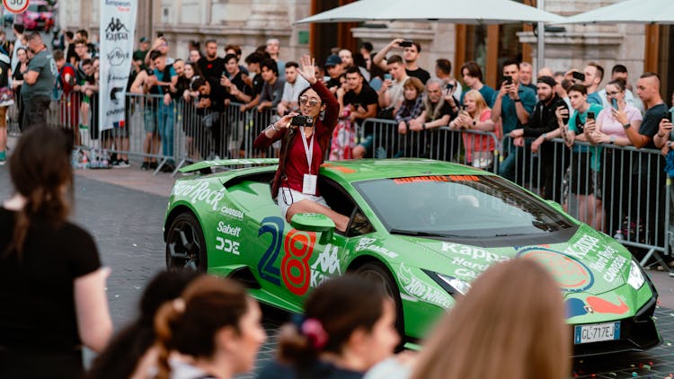 A Woman In A Car 