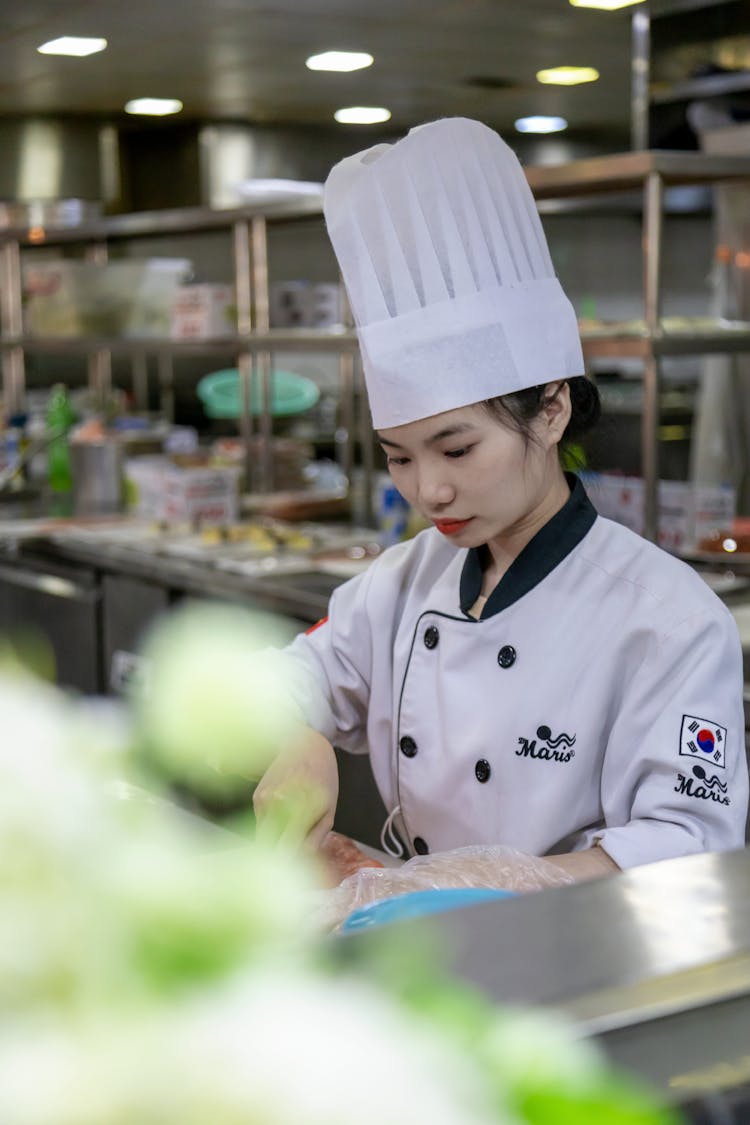 Cook Woman Working