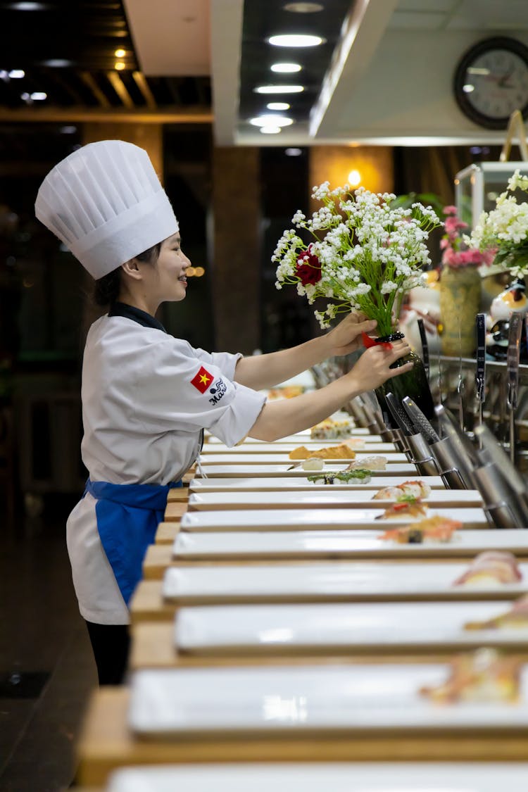 Cook Woman Working