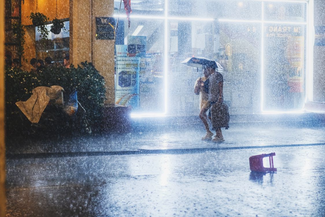 People in a Rain · Free Stock Photo