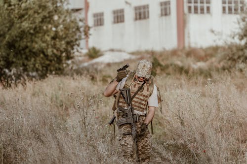 Gratis lagerfoto af camouflage, mand, militær