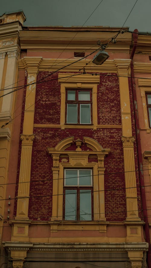 Pilasters Decorating Old Tenement