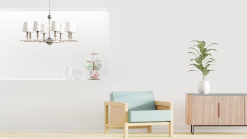吊燈, 單人沙發, 室內設計 的 免费素材图片