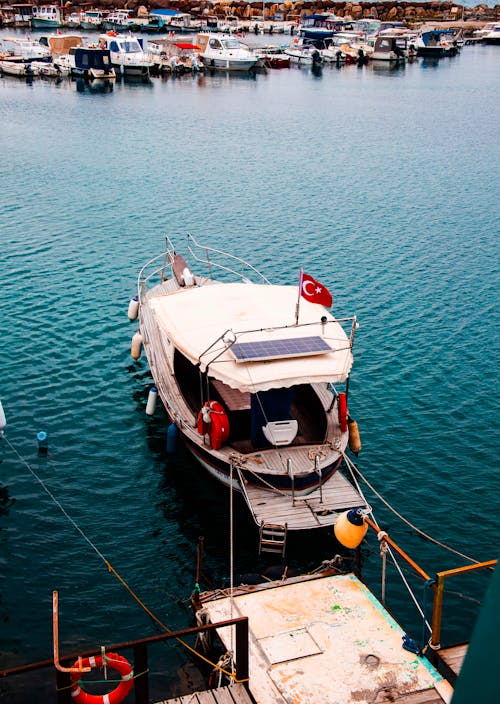 Imagine de stoc gratuită din ancorat, barcă cu motor, fotografie cu drona