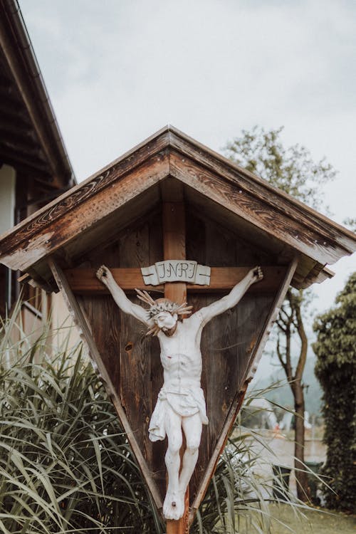 동상, 수직 쐈어, 십자가의 무료 스톡 사진