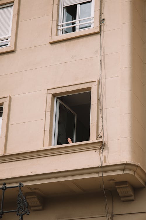 Open Window in an Apartment Building