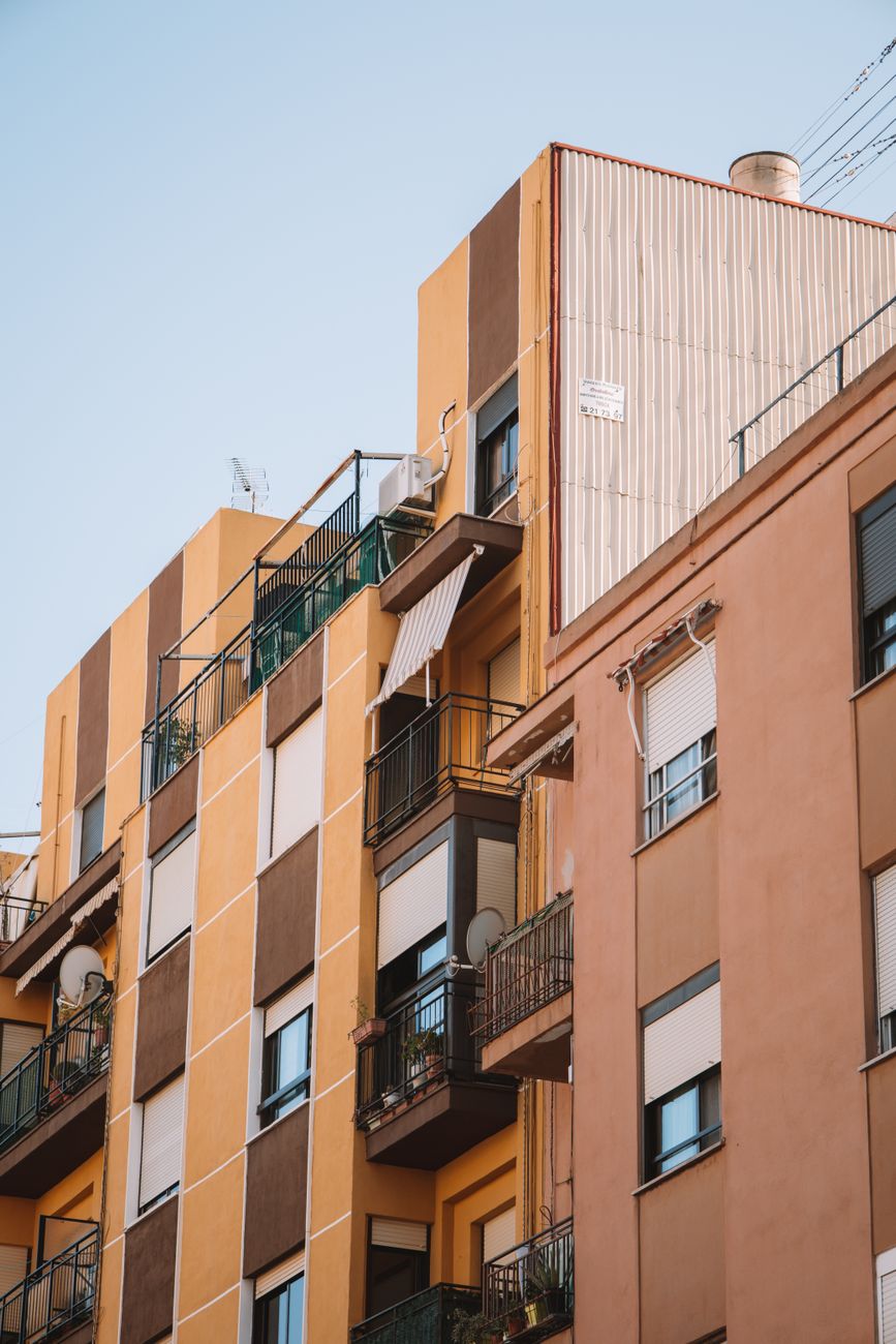 Modern residential building in Spain