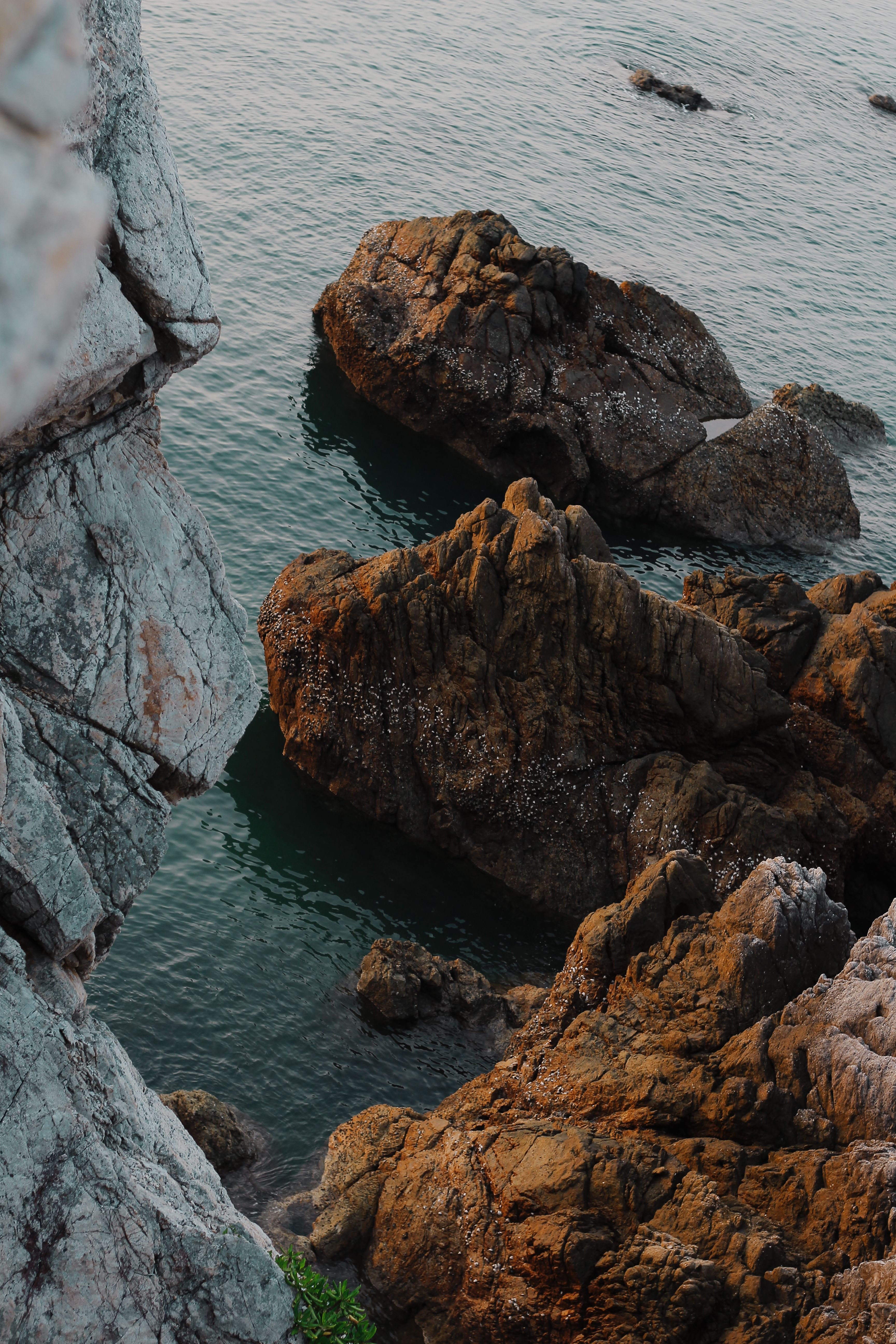 Rocks by a Coast · Free Stock Photo