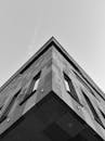 Building Corner in Black and White