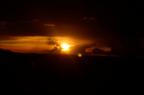 Free stock photo of golden sky, rondônia, sunset