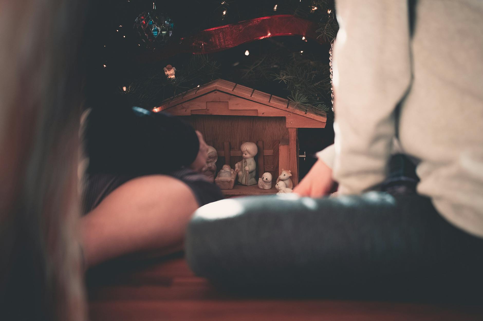 Read the Nativity story together Christmas family tradition