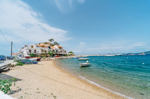 Foto d'estoc gratuïta de barques, platja, port esportiu