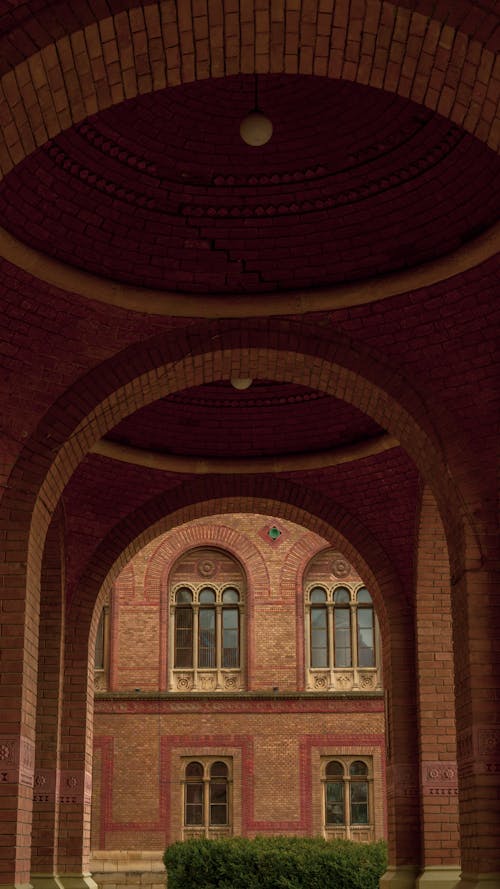 Vintage Building Tunnel and Ceiling