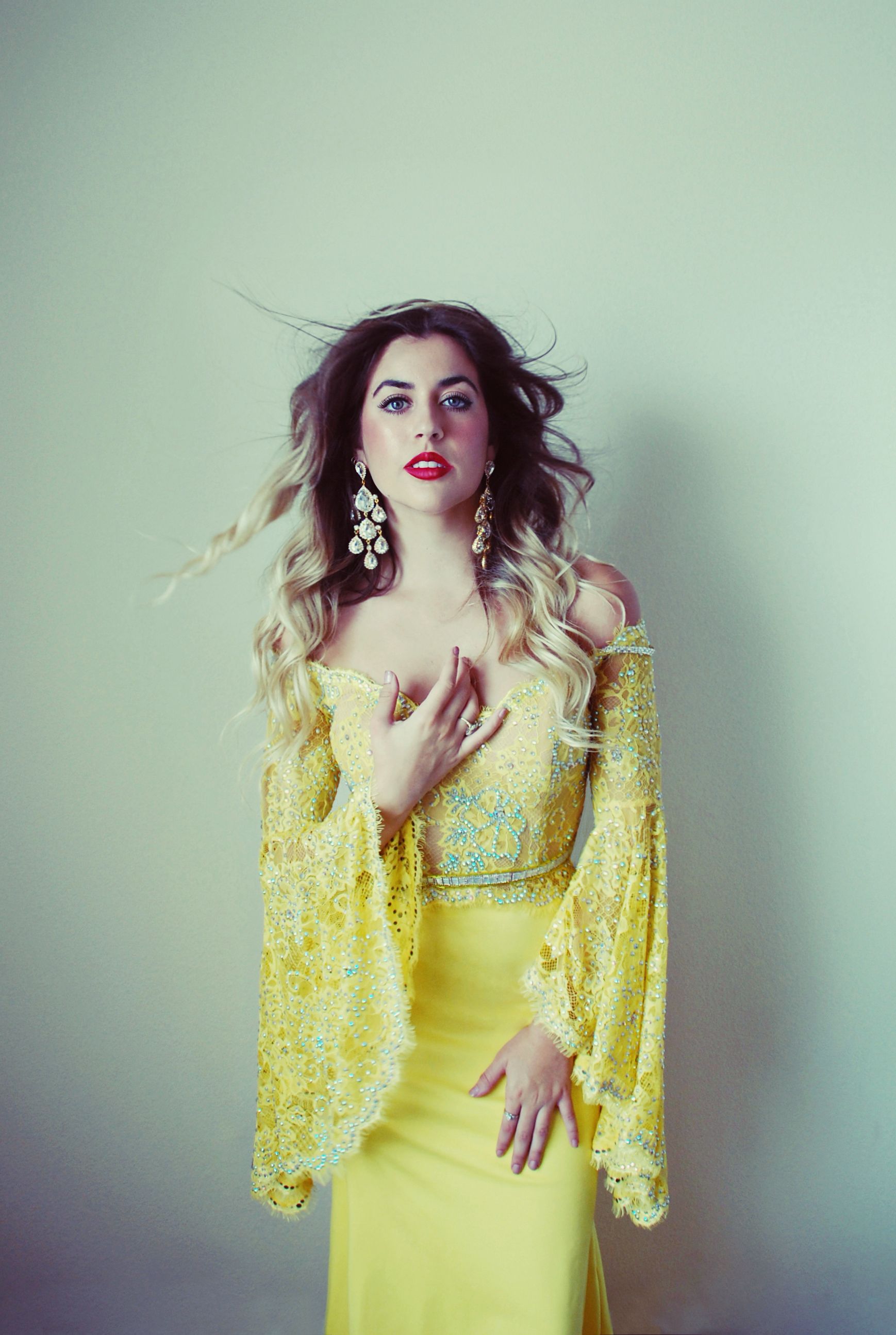 Model in Yellow Dress · Free Stock Photo