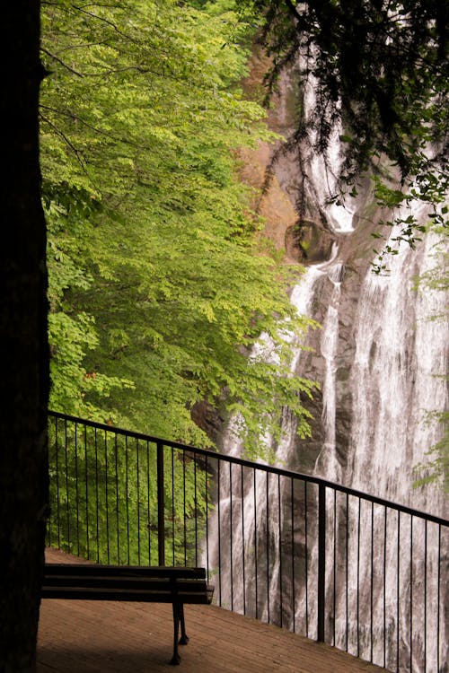 Railing and Waterfall