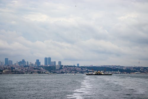 Clouds over Bosphorus in Turkey
