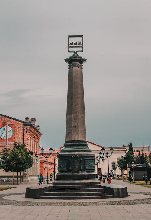 Monument in the Town Square of St Petersburg 