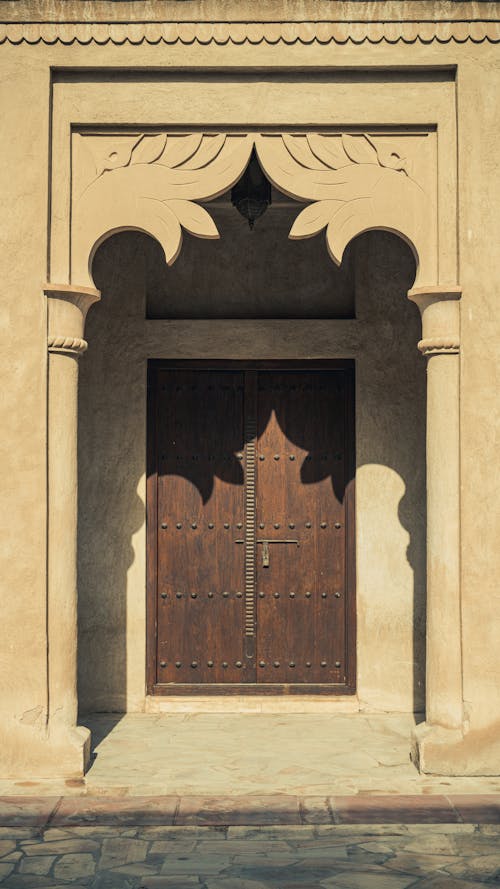 Sunlit Entrance to Building