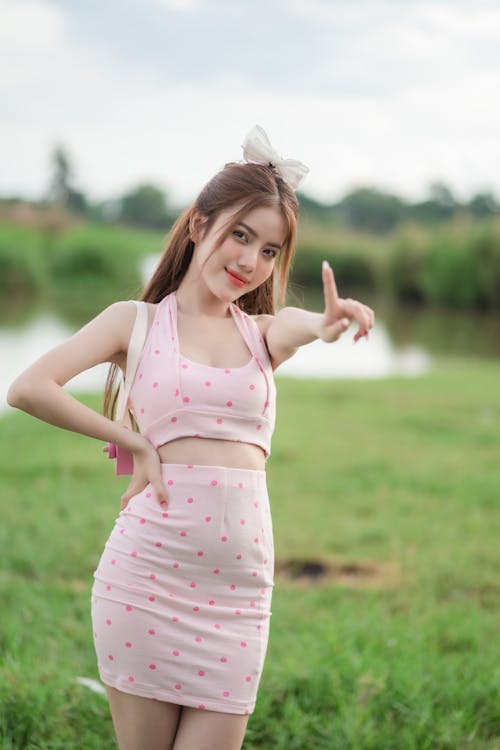 Ingyenes stockfotó aranyos, ázsiai nő, divat témában