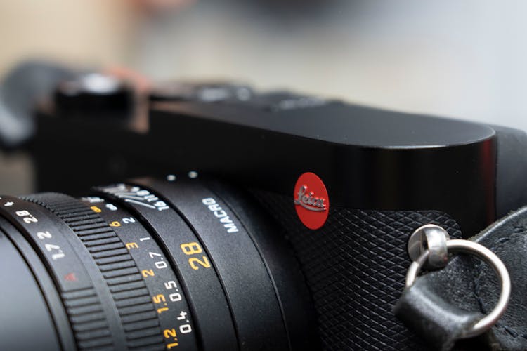 Close-up Of A Leica Digital Camera 