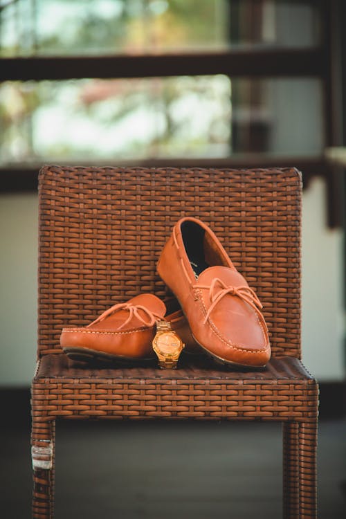 Základová fotografie zdarma na téma boty, elegantní, hnědé kožené mokasíny
