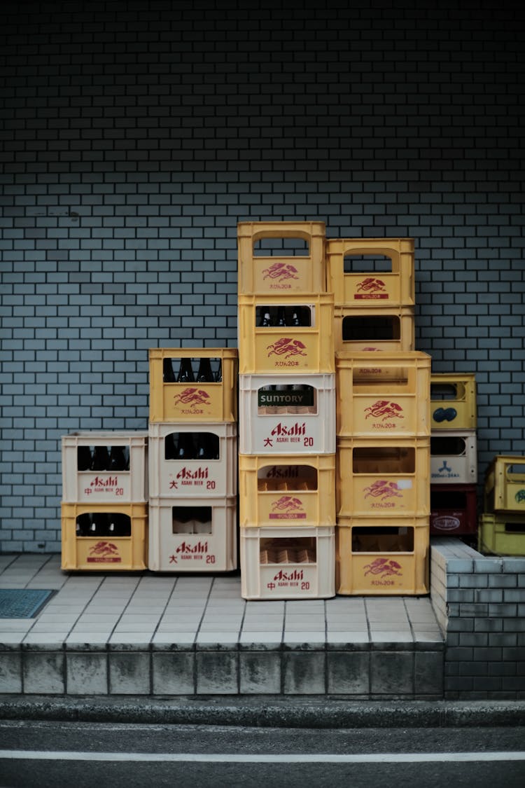 Boxes Stacked Near Wall