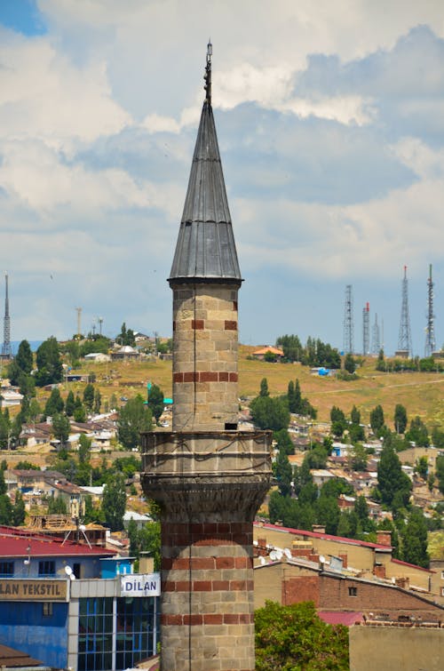 Minaret of Iskenderpasa Mosque in Trabzon