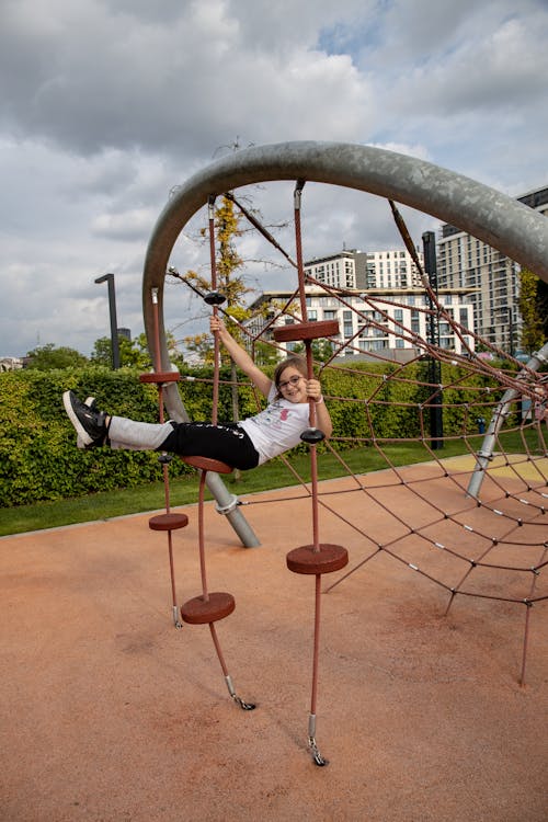 Little Girl on a Playground