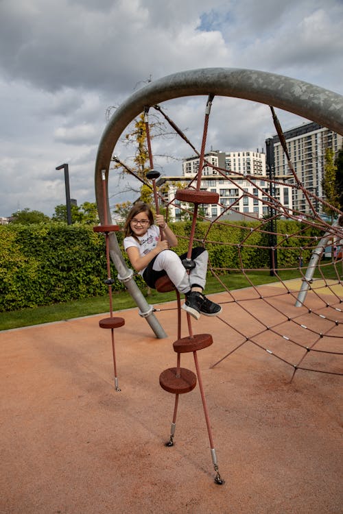 Child Playing in the Playground