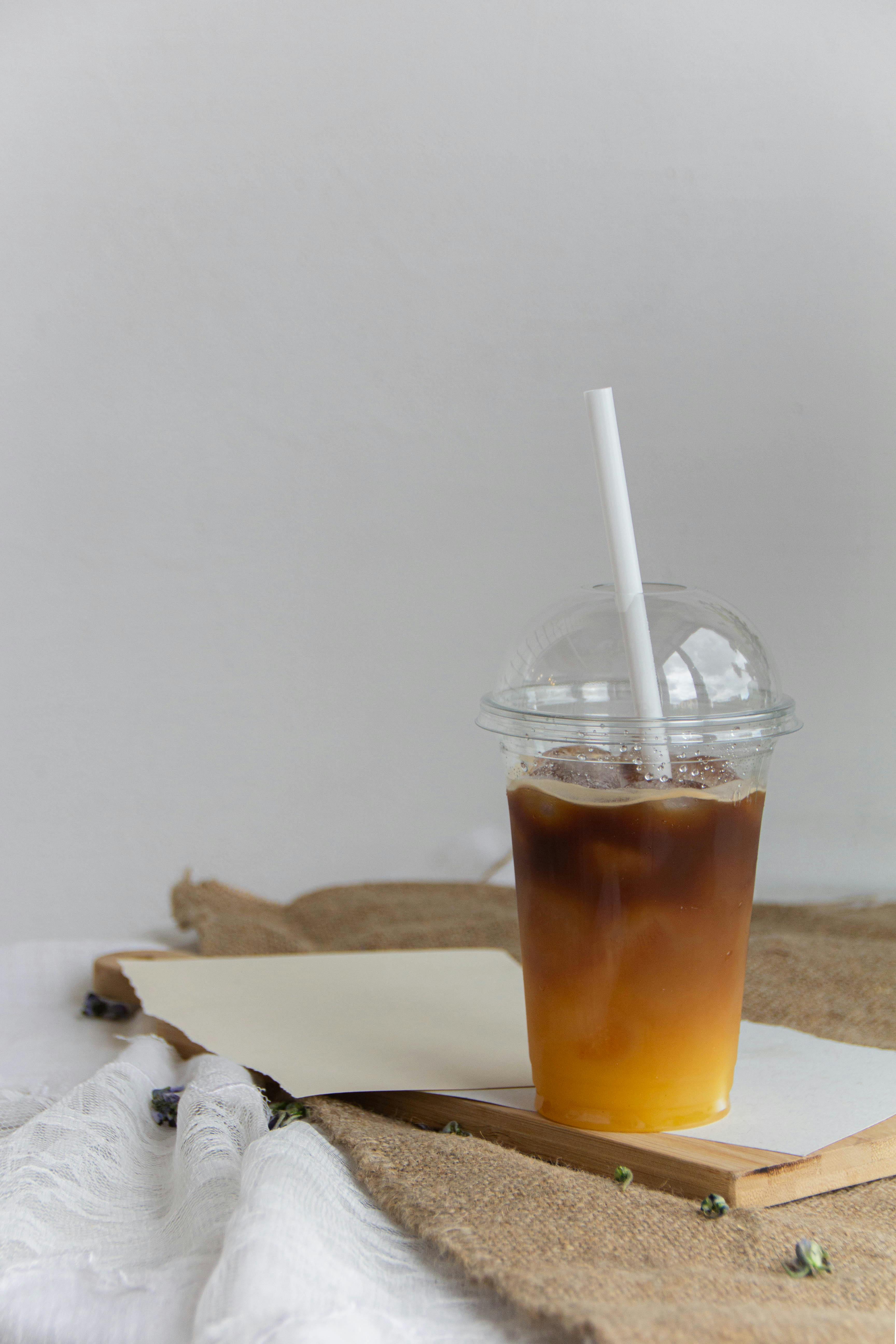 Iced Coffee In Mug On Wooden Table, With Shade On Floor Stock Photo,  Picture and Royalty Free Image. Image 60320258.