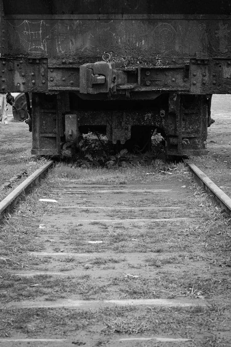 Old Rusty Freight Car