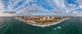 City on Sea Coast