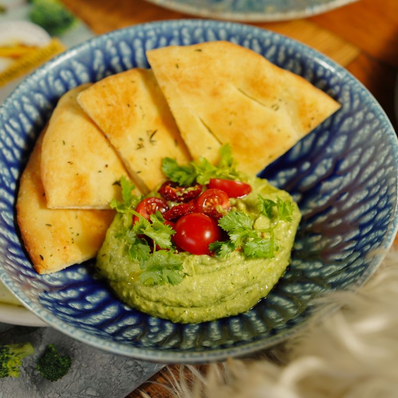 Green Pigeon Pea and Cilantro Dip