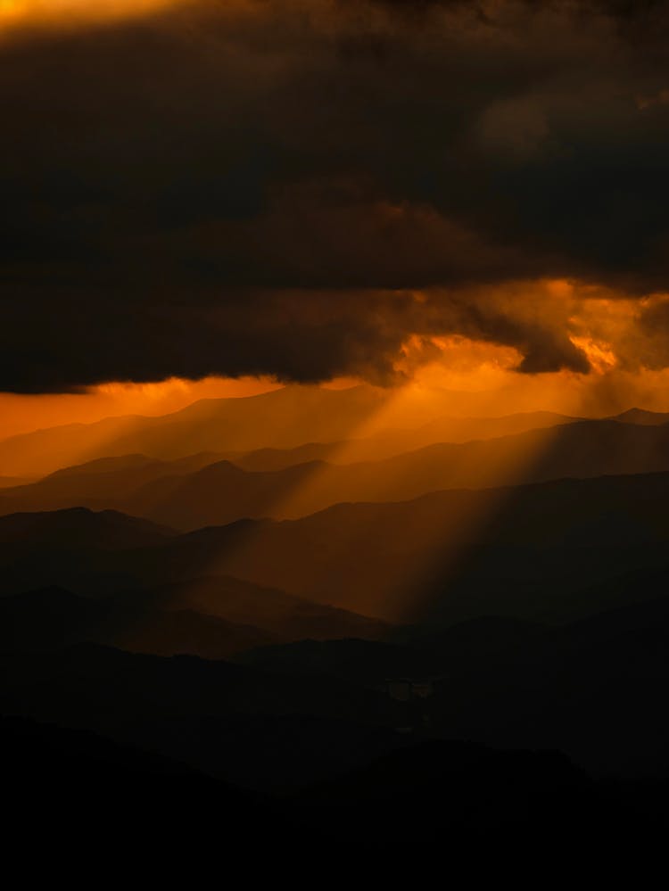 Dramatic Sky With Storm Clouds