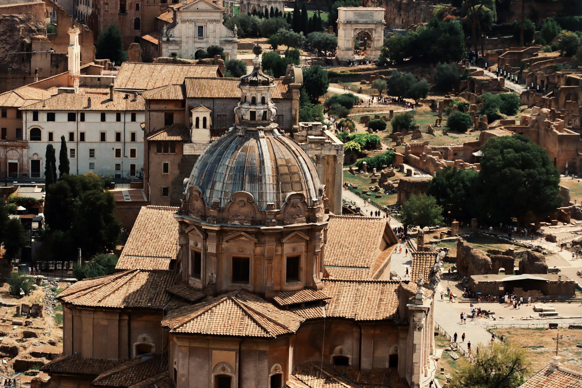 Santi Luca and Martina Church in Rome