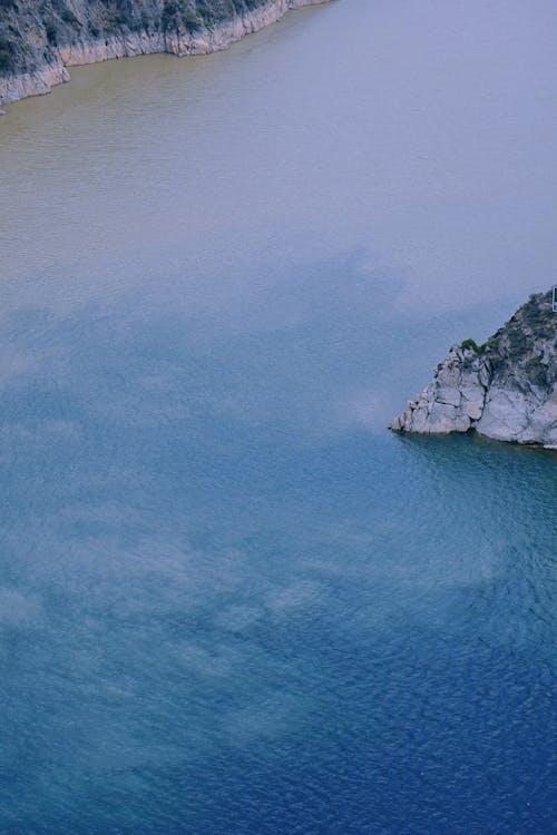 높은 각도보기, 드론으로 찍은 사진, 바다의 무료 스톡 사진