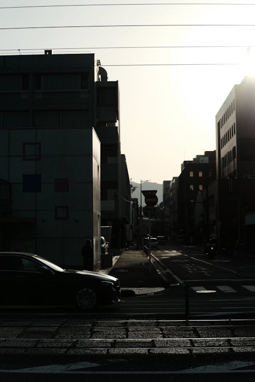 Black and White Photography of an Urban Landscape