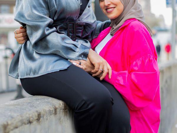شال نخی طرحدار