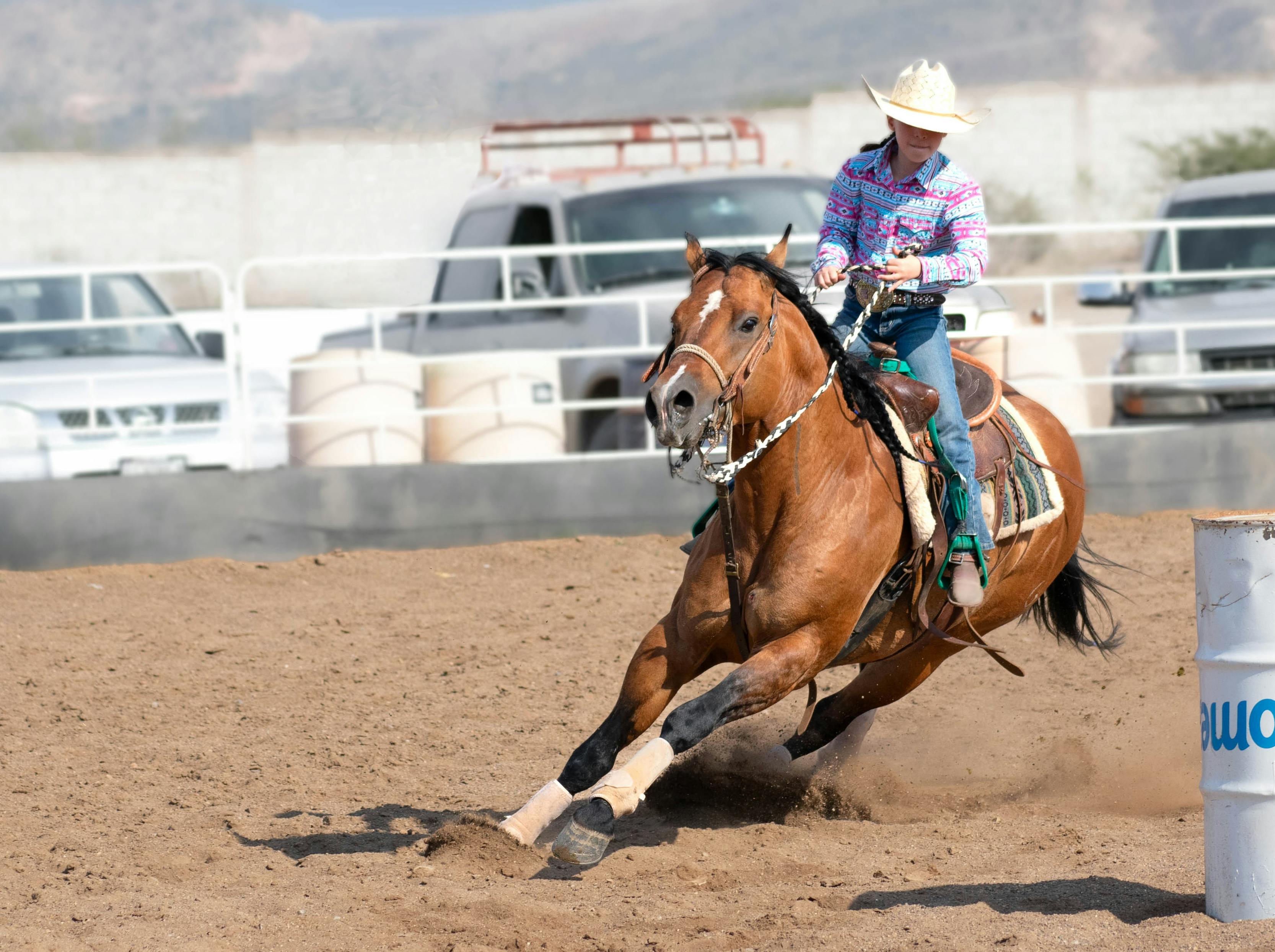 cowboy horseback riding