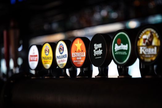Beer Logos in Bar