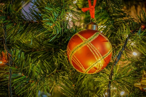 Free stock photo of christmas, christmas background, christmas ball