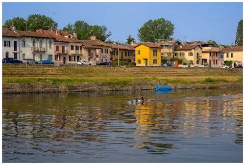 Imagine de stoc gratuită din apă curgătoare, caiac-canoe, canal